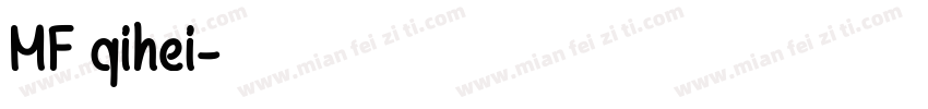 MF qihei字体转换